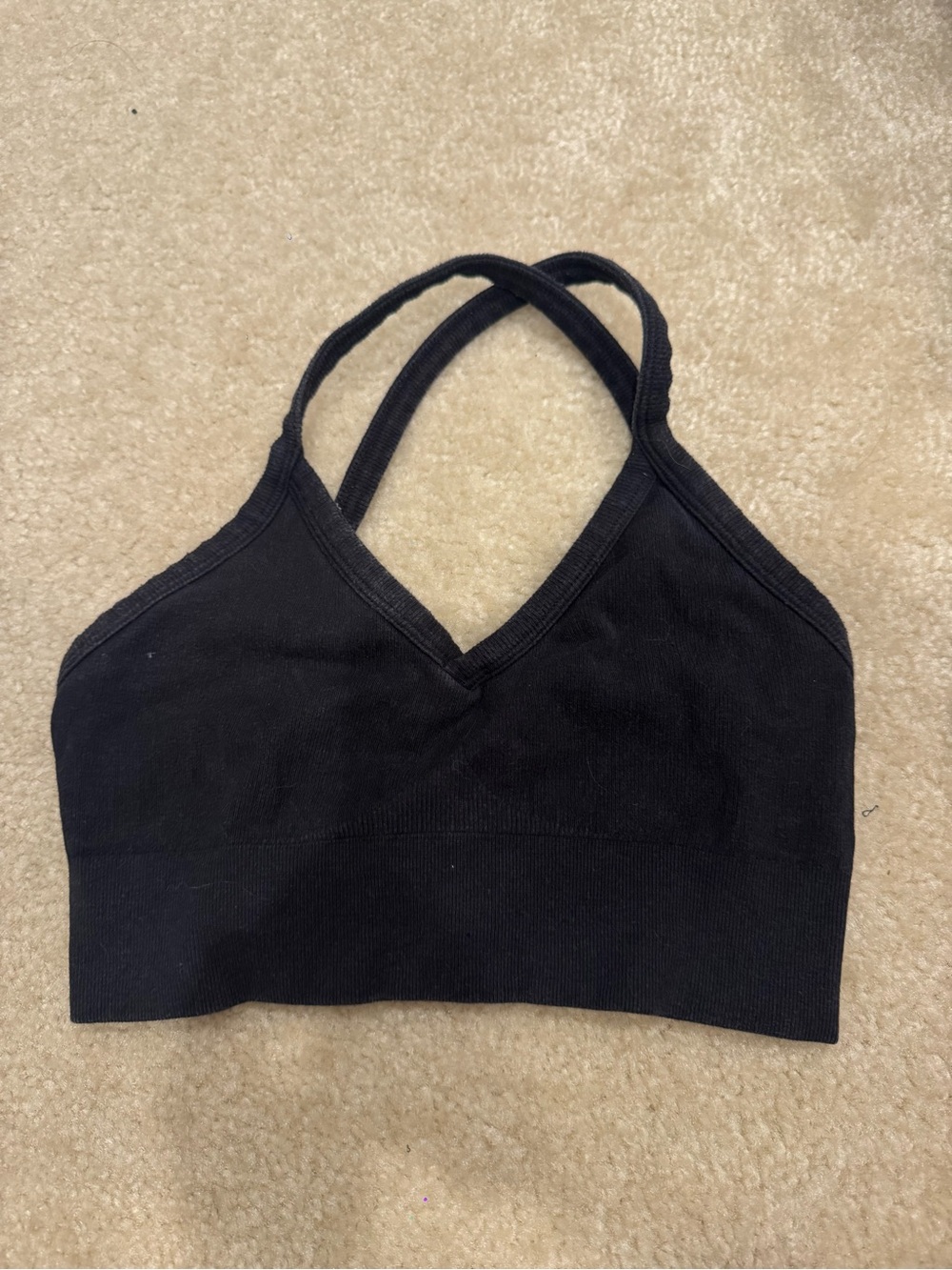 Alo Yoga seamless low back bra